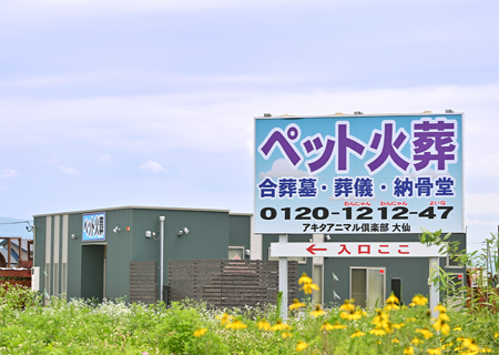 国道13号線沿いにあります